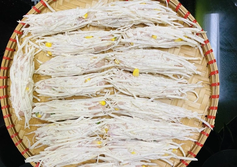 Cách làm khoai môn bọc chả cá thác lác vừa ngon lại lạ miệng của mẹ đảm sài gòn - 5