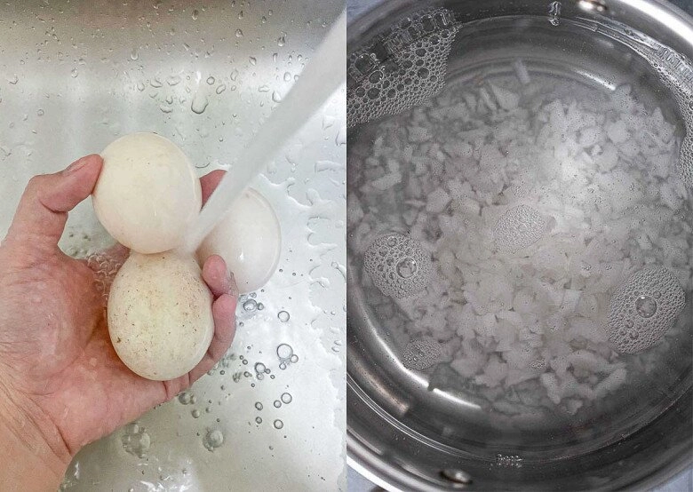 Cách làm trứng vịt muối siêu ngon đơn giản đến bất ngờ để chuẩn bị cho nhân bánh trung thu - 2