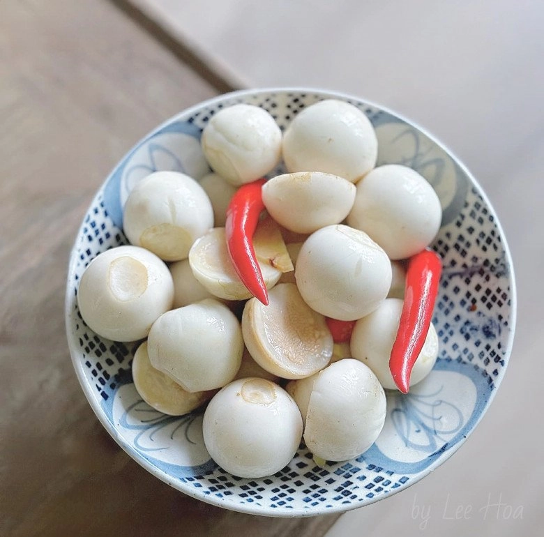 Cách muối cà pháo trắng phau giòn tan không thâm xỉn hay màng ủng - 8