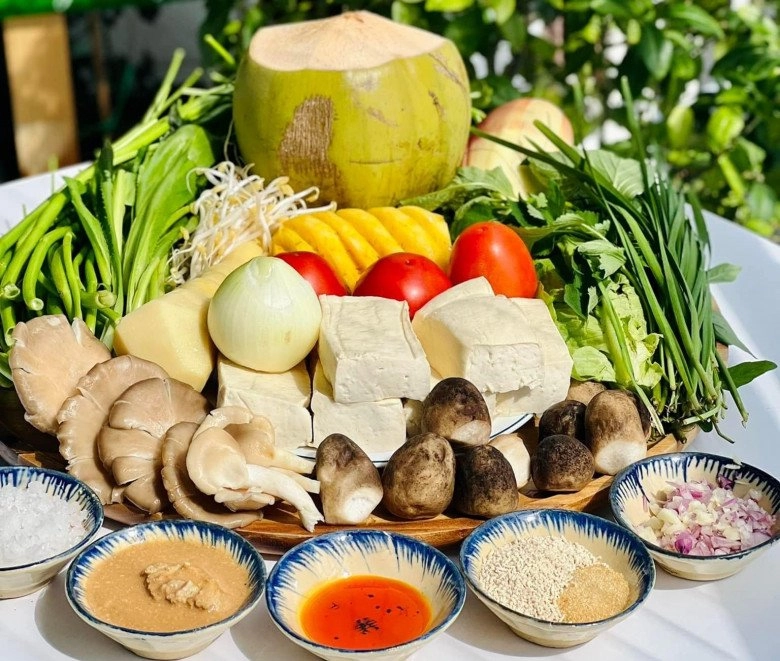 Cách nấu bún riêu chay thơm ngon hấp dẫn chẳng kém gì hàng thật của mẹ đảm sài gòn - 2