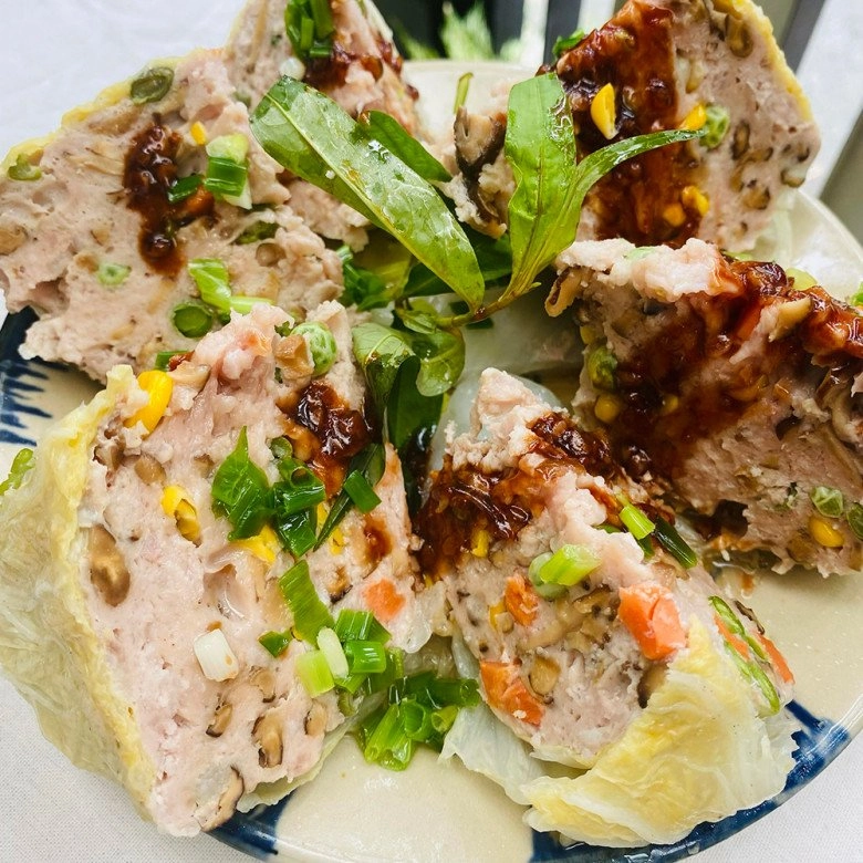 Cải thảo cuộn thịt ngũ sắc thơm ngon hấp dẫn lại lạ miệng ai thấy cũng muốn ăn của 8x sài gòn - 9