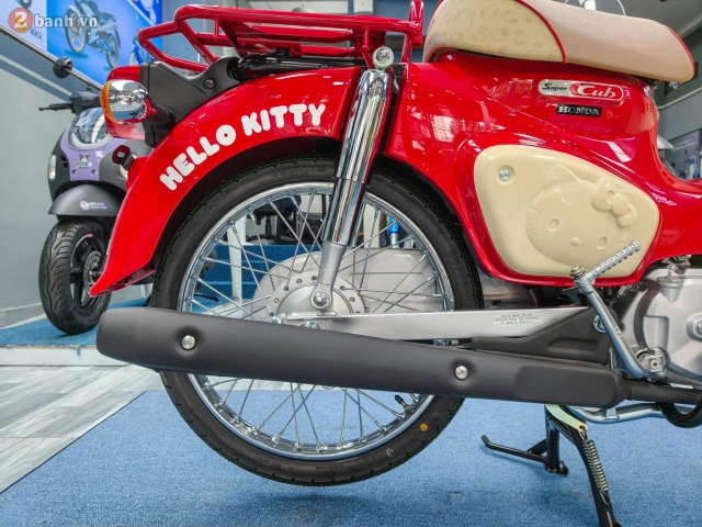 Cận cảnh honda super cub 50 hello kitty bất ngờ xuất hiện tại việt nam - 31