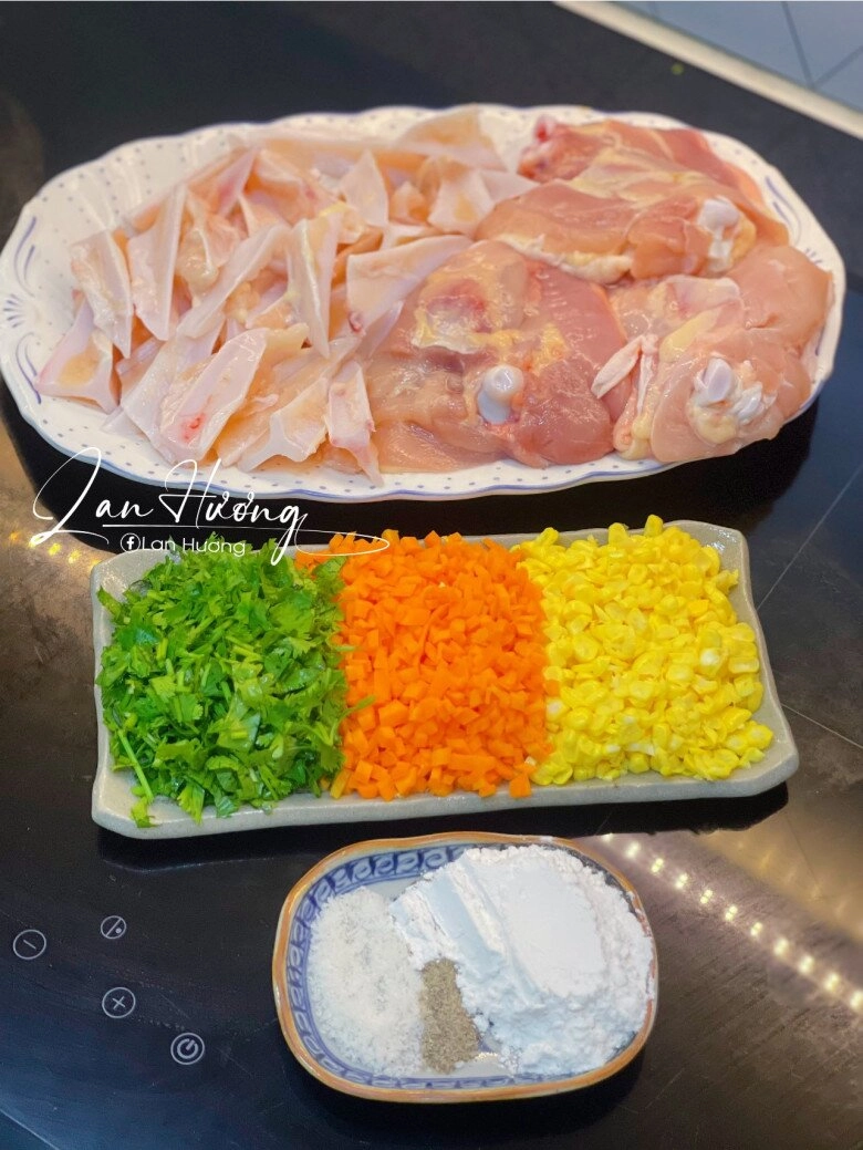 Chả sụn gà rau thơm phức mềm trong giòn ngoài ngon mọng ai ăn cũng thích - 3