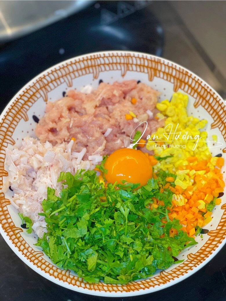 Chả sụn gà rau thơm phức mềm trong giòn ngoài ngon mọng ai ăn cũng thích - 4