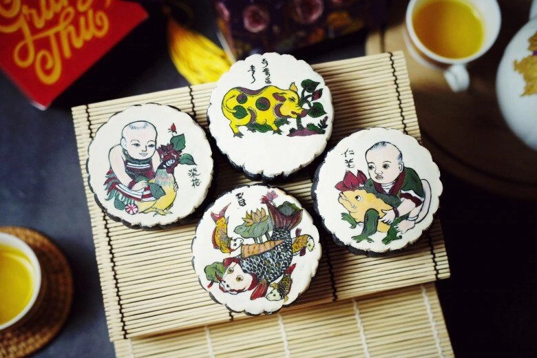Chiếc bánh trung thu 3d đang bùng nổ mxh nặng gần 30kg hình nhà cổ đậm chất hồi ức làm 5 ngày mới xong - 2