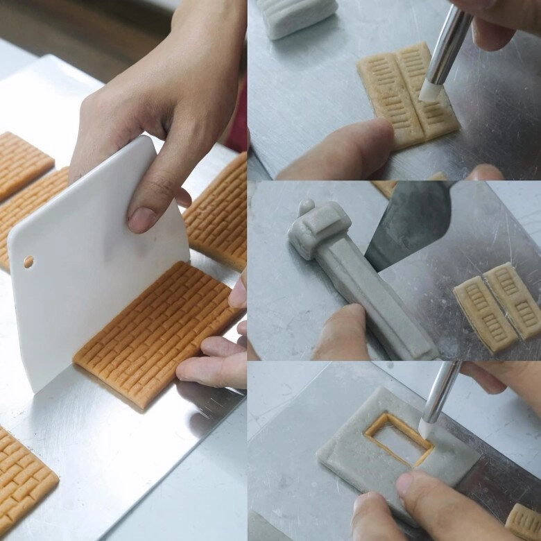 Chiếc bánh trung thu 3d đang bùng nổ mxh nặng gần 30kg hình nhà cổ đậm chất hồi ức làm 5 ngày mới xong - 11
