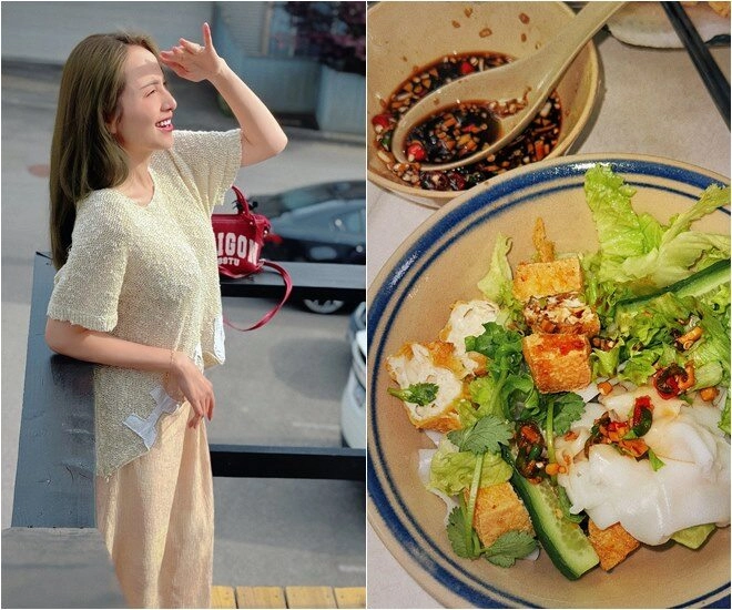 Chồng làm cho hoa hậu diễm hương bào ngư hải sâm và đủ món ngon vợ nấu thì liên tục uống nước dụi tai - 1