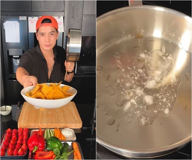 Chồng ngô thanh vân làm bữa ăn đầy màu sắc cho vợ bầu fan thán phục tu mấy kiếp mới được ông chồng này - 4