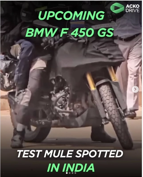 Chuẩn bị sẵn sàng cho cuộc cách mạng trong phân khúc adv tầm trung - bmw f450gs sắp đổ bộ - 1