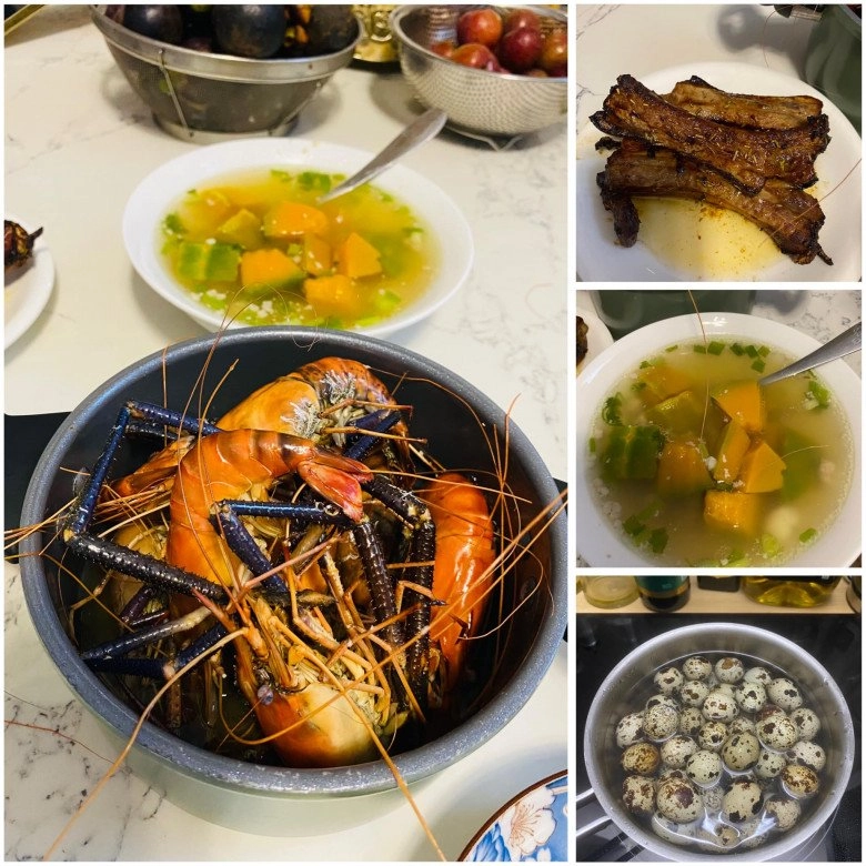 Con gái mc thành trung và bố dượng tây được thu phượng chăm chút bữa cơm nấu 20 phút mà siêu ngon - 5