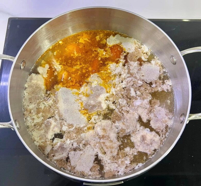 Cuối tuần đãi cả nhà nồi lẩu riêu cua siêu đơn giản không cần đến nước hâm xương nhưng ngon hết nước chấm - 5
