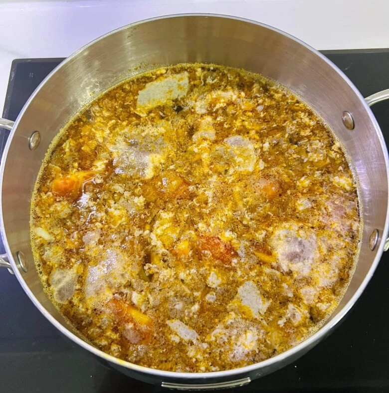 Cuối tuần đãi cả nhà nồi lẩu riêu cua siêu đơn giản không cần đến nước hâm xương nhưng ngon hết nước chấm - 7