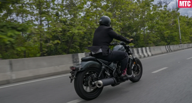 Đánh giá rebel 300 e-clutch trên đường thành phố và đường dài - 13