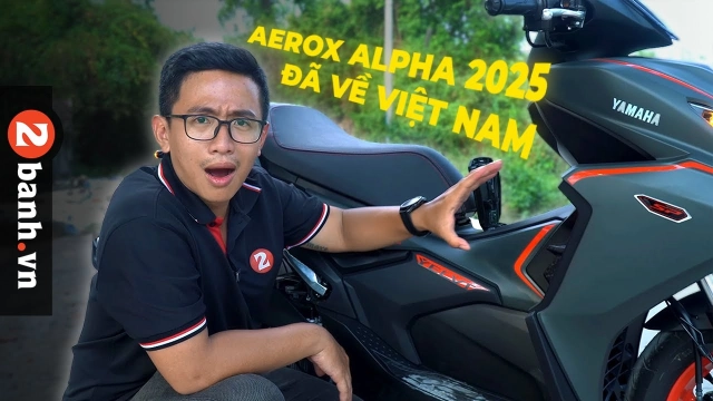Đánh giá yamaha aerox alpha 2025 vừa nhập về việt nam công nghệ yecvt rất đáng để trải nghiệm - 1