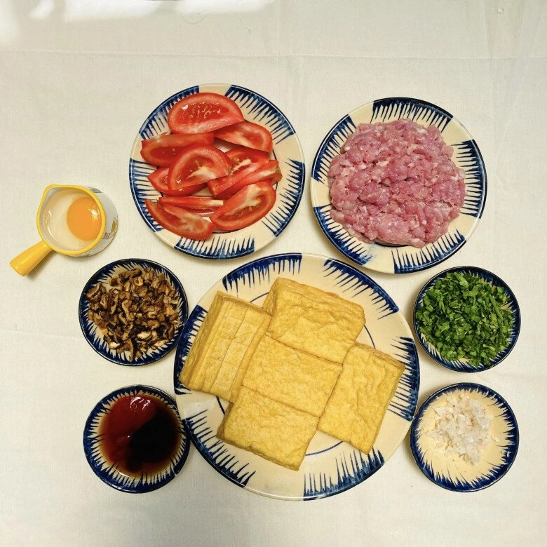 Đậu phụ bao bố nhồi thịt sốt cà chua dân dã ngon miệng nhìn đẹp mắt ai cũng muốn thử ngay - 2