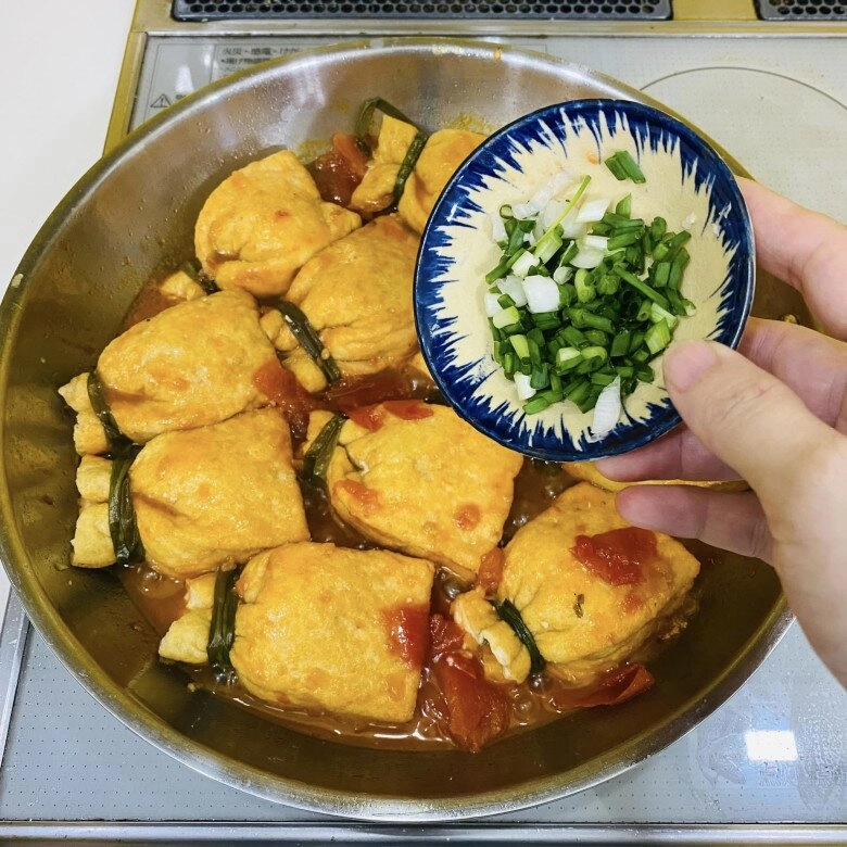 Đậu phụ bao bố nhồi thịt sốt cà chua dân dã ngon miệng nhìn đẹp mắt ai cũng muốn thử ngay - 9