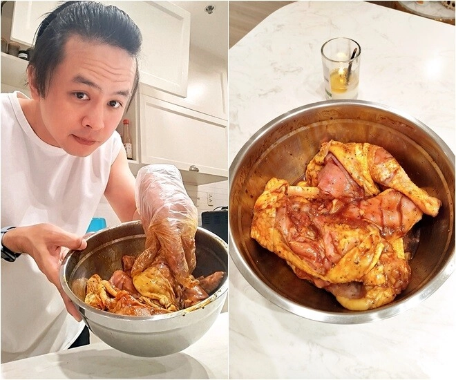 Diễn viên phía trước là bầu trời đảm đang làm đầu bếp gia đình có món con gái si mê không bao giờ ngán - 1