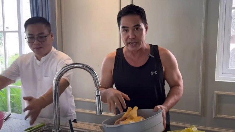 Diễn viên trung dũng nấu ăn nhoay nhoáy đãi anh em lật mặt 4-5 món chỉ trong 30 phút - 3