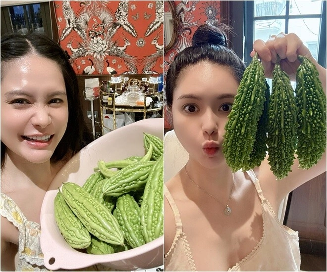 Đoàn di băng khoe vườn rau đầu hè xanh mơn mởn bầu đóng từng thùng ai đi ngang nhìn cũng thích - 16