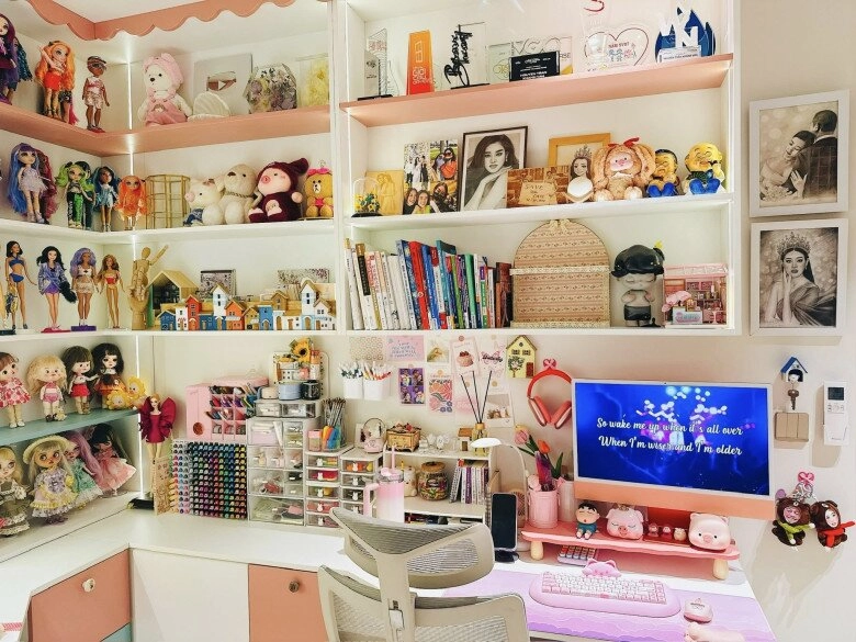Độc lạ bên trong ngôi nhà của hoa hậu việt lấy chồng nhiếp ảnh gia chẳng khác nào nơi ở của một bé gái - 4