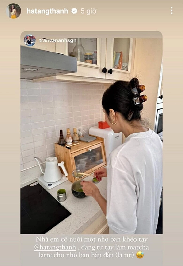 Gặp lại tình địch năm xưa tăng thanh hà tự tay xuống bếp làm đồ uống tiếp đãi được khen quá ngon - 2