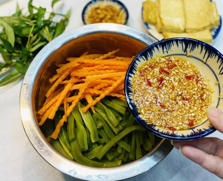 Gỏi rau tiến vua đậu phụ chay vừa ngon lại thanh mát ăn nhiều chẳng sợ béo - 7