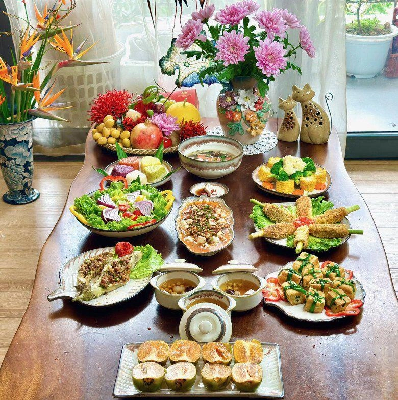 Gợi ý cách chuẩn bị mâm cỗ cúng rằm tháng 7 đầy đủ nhất lại đơn giản dễ thực hiện - 9