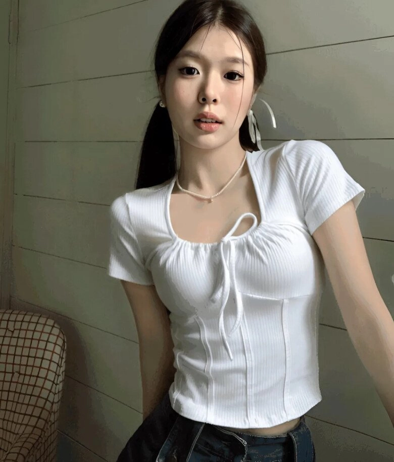 Ha ji-won tái xuất với chiếc áo khoe eo khiến chị em sốt rần rần chị em tham khảo 10 kiểu sau để biến eo bánh mì thành eo con kiến - 9