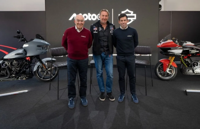 Harley-davidson chính thức gia nhập motogp - road glide quái thú đổ bộ đường đua toàn cầu - 1