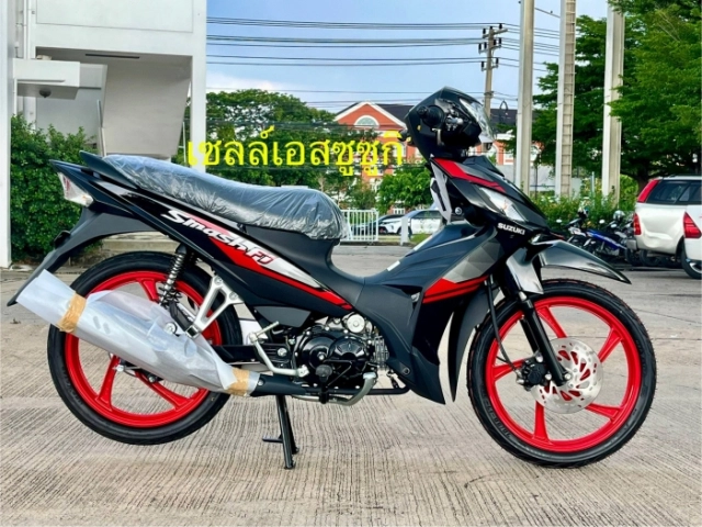 Hình ảnh thực tế 3 màu của suzuki smash 115 plus 2025 tại đại lý huyền thoại đã trở lại - 8