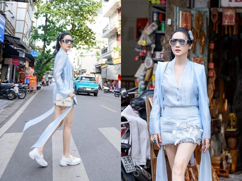 Hoa hậu độc nhất vô nhị của việt nam u55 trẻ măng như nữ sinh nhờ chăm ăn mặc cưa sừng làm nghé - 12