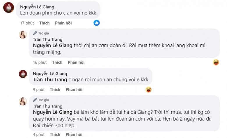 hoa hậu hài thu trang khoe bữa cơm dân dã ngày mưa khiến danh hài lê giang đòi ăn chung - 2