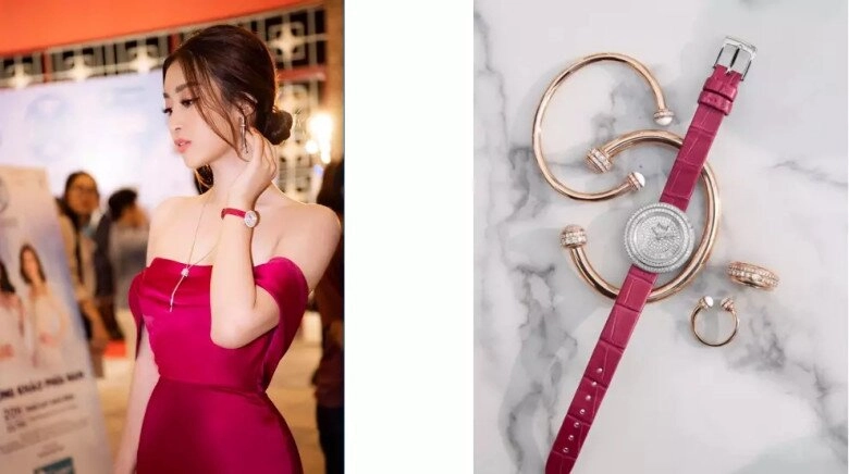 hoa hậu nghèo nhất việt nam từng đeo hồng hồ vài trăm triệu nay có bộ sưu tập gần 10 tỷ đeo món gần 7 tỷ đi bên chồng - 11