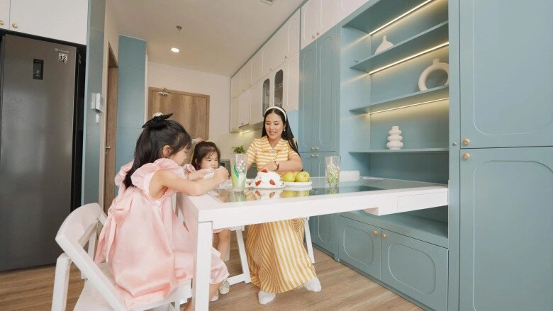 Hoa hậu việt nam vác bụng bầu tự trang trí căn hộ xinh xắn nên thơ khối nghỉ hè đến mà thích mê - 14