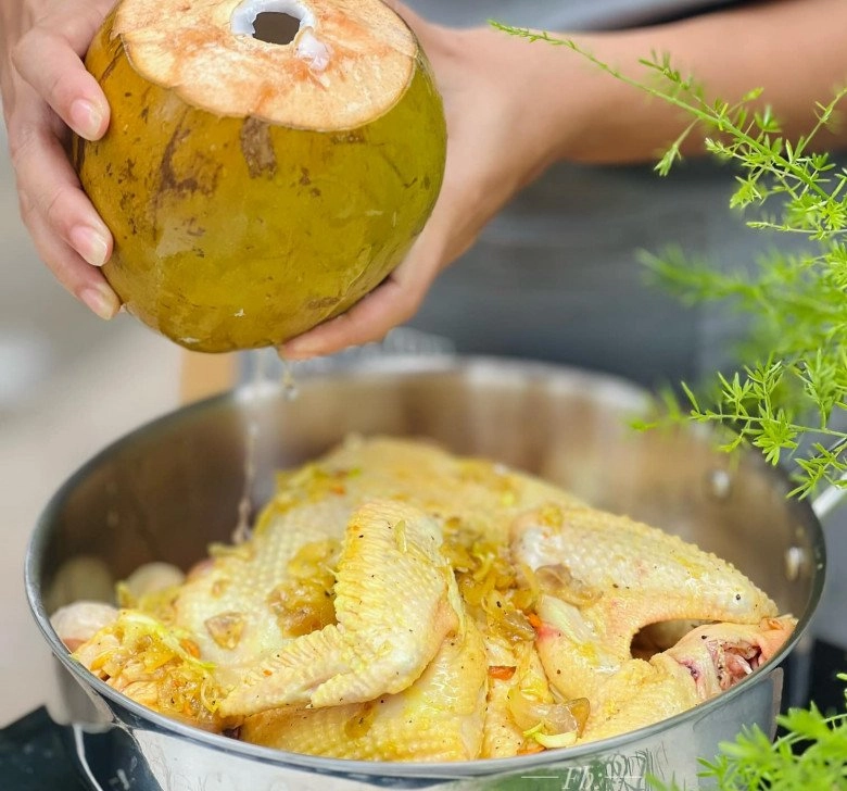 Học mẹ đảm sài gòn làm gà hấp mướp đơn giản nhưng ngon và lạ miệng cho cuối tuần quá hợp - 7