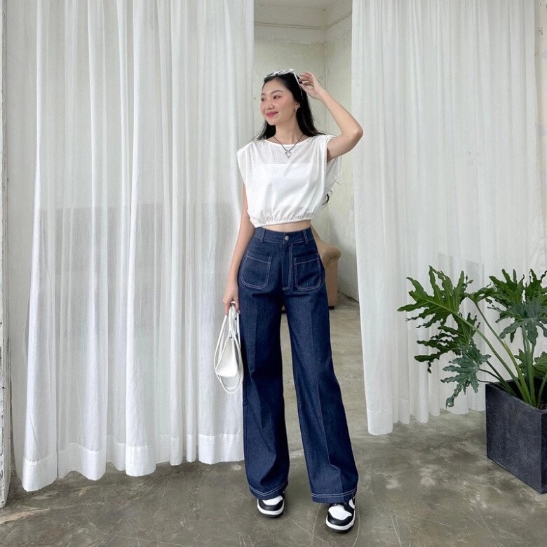 Hội sành mặc đang đua nhau săn lùng quần jeans màu gì mà lên dáng đỉnh mặc đâu nổi đó - 8