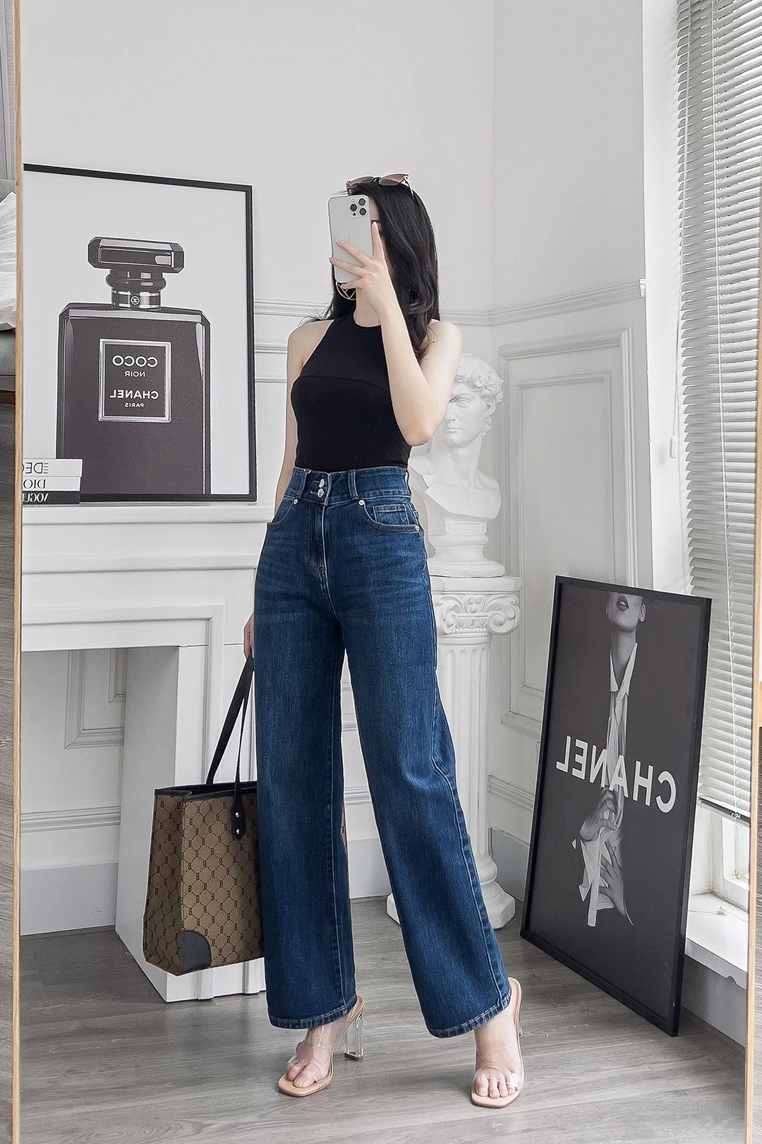 Hội sành mặc đang đua nhau săn lùng quần jeans màu gì mà lên dáng đỉnh mặc đâu nổi đó - 10
