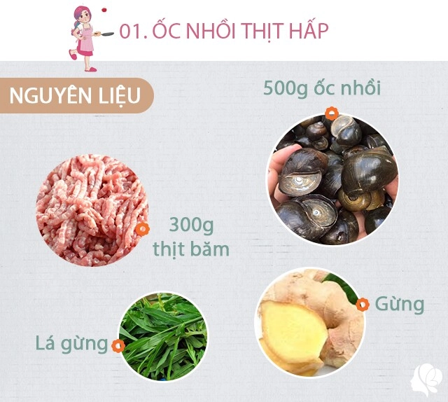 Hôm nay nấu gì bữa cơm tối toàn món ốc nhưng không ngán ngấy - 2