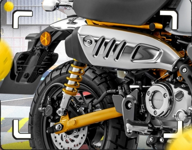 Honda monkey moonlit silver 2025 vừa ra mắt với giá quy đổi khoảng 70 triệu đồng - 5