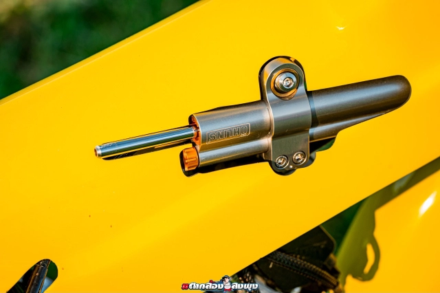 Honda super cub độ phong cách spoon sport gã giò gà cháy phố với tone vàng xanh mê mẩn - 9