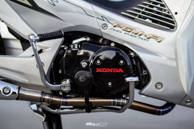 Honda wave 125i độ trắng tinh khôi khi tinh tế gặp gỡ chất chơi đỉnh cao - 13