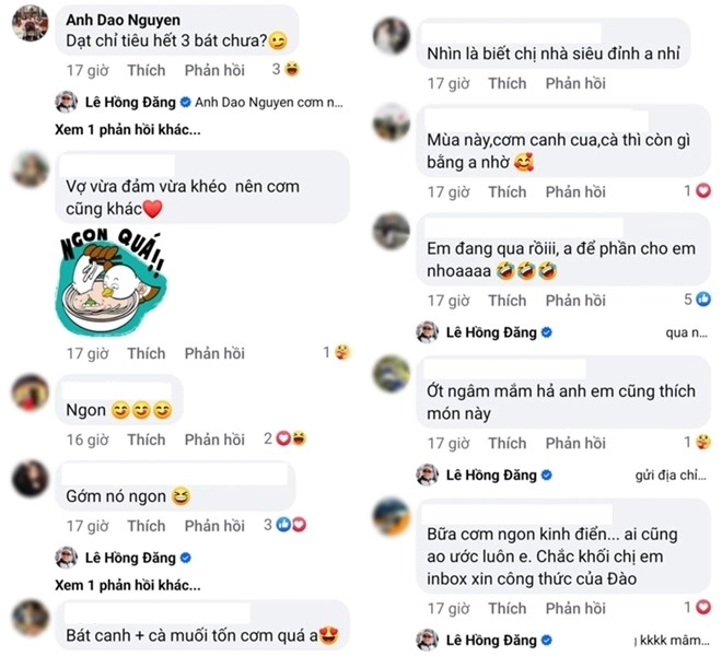 Hồng đăng khoe cơm nhà vẫn cứ là nhất dân mạng bình luận nhìn là biết vợ đỉnh cỡ nào - 2