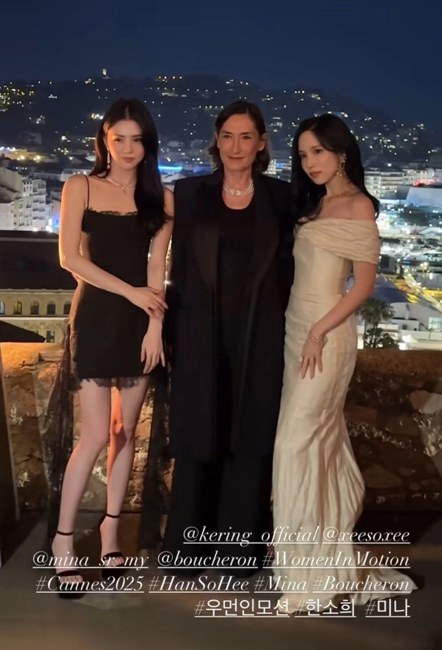 khó chấm han so hee - mina tại cannes thiên nga trắng cạnh thiên nga đen - 7