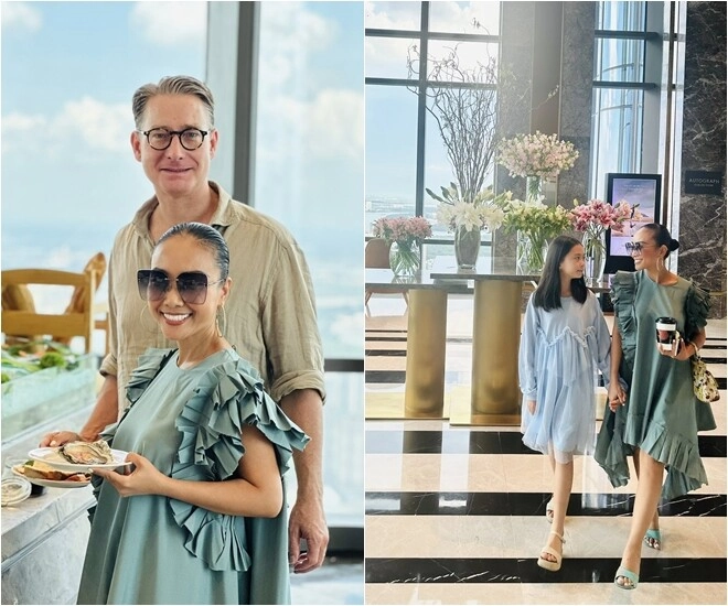 Khối tài sản của chị đẹp lấy chồng tây 1m9 mời hội chị em tới nhà mới mà cầu kỳ hơn cả nhà hàng - 1