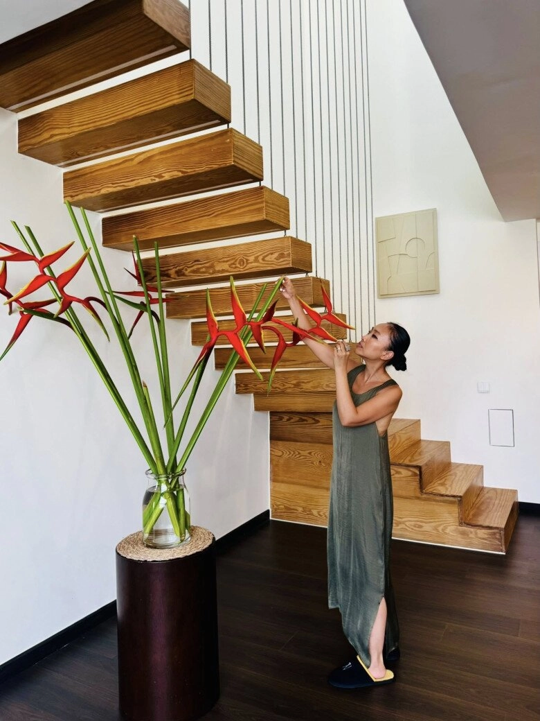 Khối tài sản của chị đẹp lấy chồng tây 1m9 mời hội chị em tới nhà mới mà cầu kỳ hơn cả nhà hàng - 6