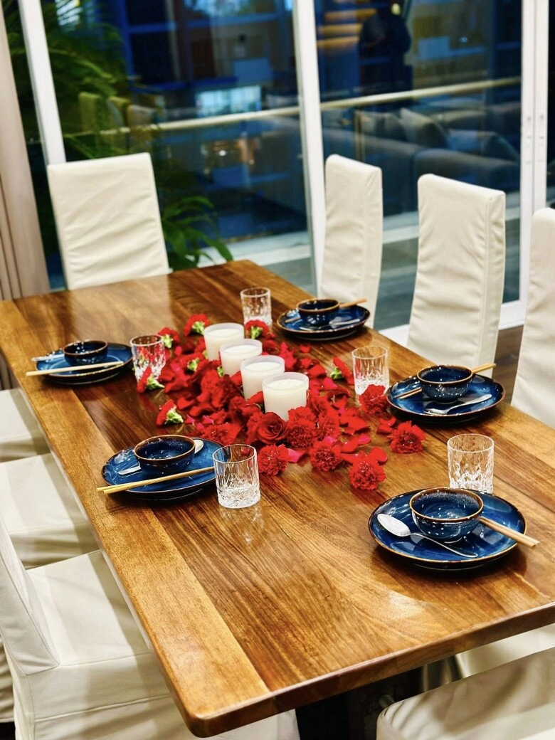 Khối tài sản của chị đẹp lấy chồng tây 1m9 mời hội chị em tới nhà mới mà cầu kỳ hơn cả nhà hàng - 18