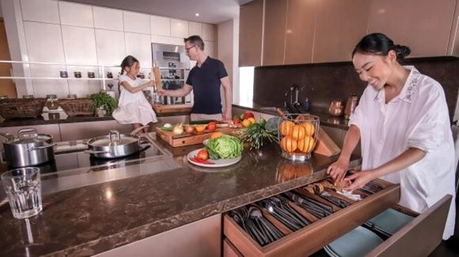 Khối tài sản của chị đẹp lấy chồng tây 1m9 mời hội chị em tới nhà mới mà cầu kỳ hơn cả nhà hàng - 23