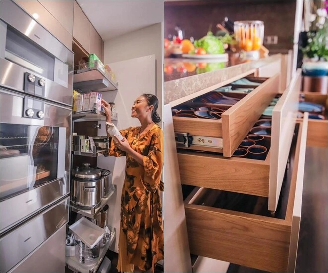 Khối tài sản của chị đẹp lấy chồng tây 1m9 mời hội chị em tới nhà mới mà cầu kỳ hơn cả nhà hàng - 26