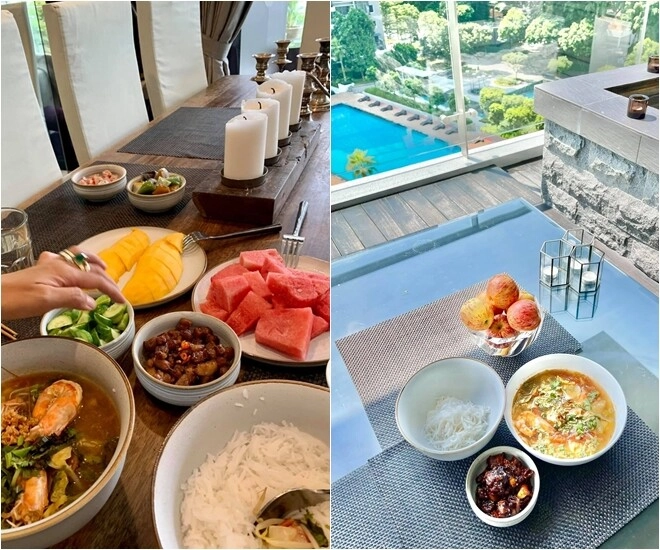 Khối tài sản của chị đẹp lấy chồng tây 1m9 mời hội chị em tới nhà mới mà cầu kỳ hơn cả nhà hàng - 28