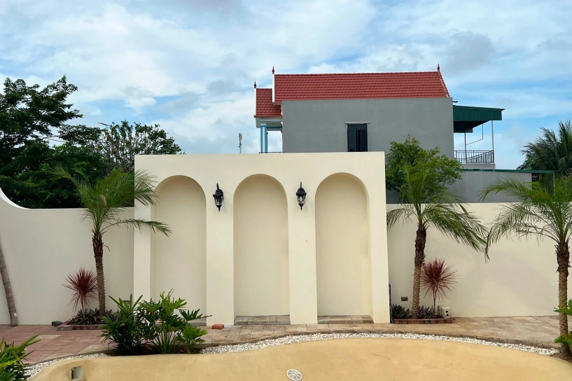 Không đủ tiền mua nhà hà nội chàng shipper cầm 2 tỷ về quê xây nhà 120m2 phong cách địa trung hải đẹp mê - 9
